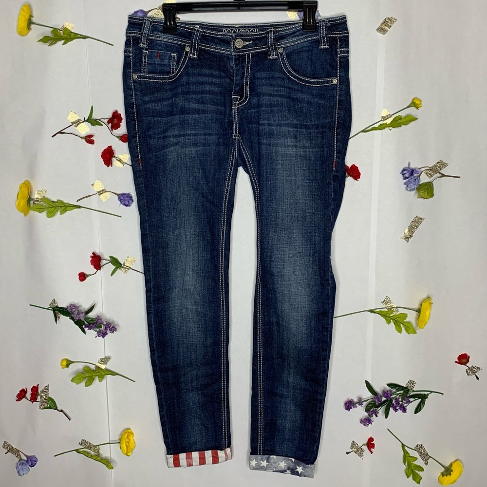 Rock & Roll Cowgirl Stars and Stripes Skinny’s